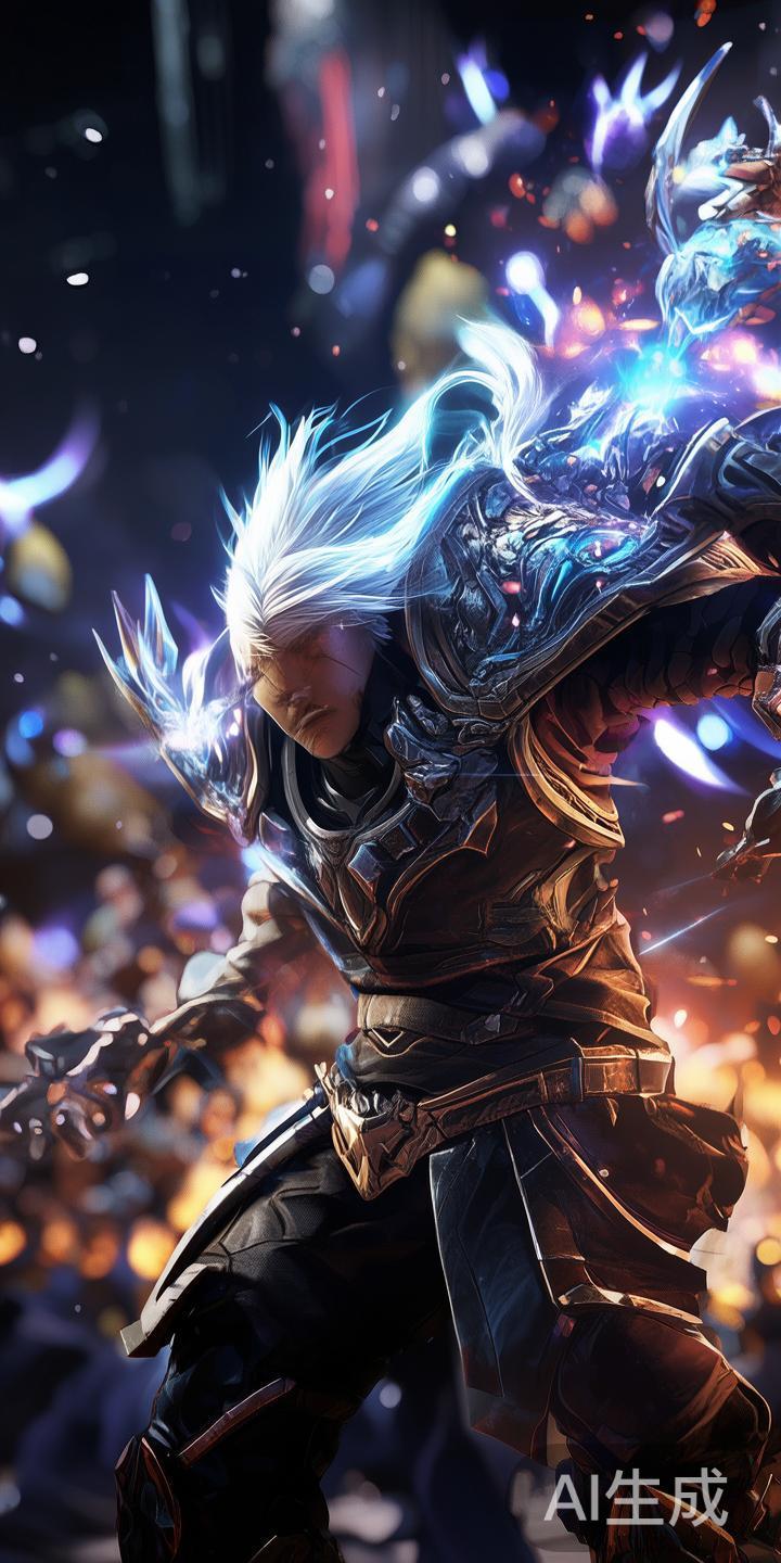 在电竞赛事中，顶尖选手不断创新战术和操作技巧，推动