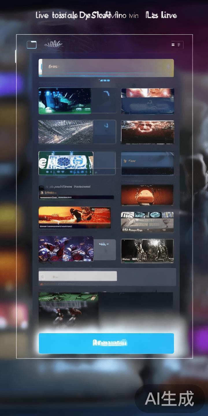 进入“赛事”或“直播”专区
在首页导航栏中选择“